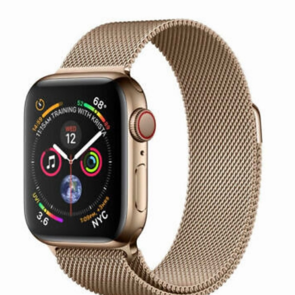 Apple Watch 40mm Gold Stainless Steel like brand new with box.